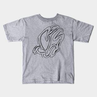 Organic Maze - Grey Kids T-Shirt